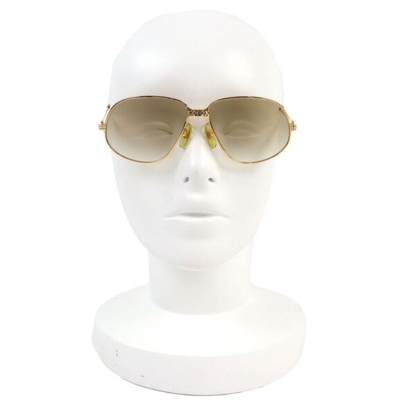 Cartier Teardrop Sunglasses Eyewear Gold Bordeaux main image 8